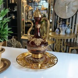Dekorarya Valide Sultan Bordo Gold Dekoratif İbrik Seti - 4