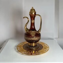 Dekorarya Valide Sultan Bordo Gold Dekoratif İbrik Seti - 5