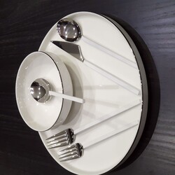 Milano 30 Parça Çatal Kaşık Takımı – Silver Beyaz, Modern & Şık Sofra Seti - 4