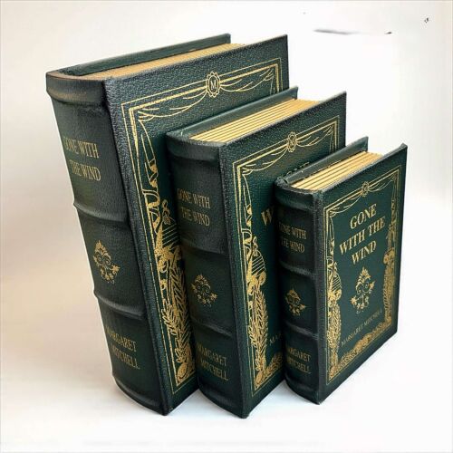 3’lü Dekoratif Kitap Kutu Seti – Gone With The Wind Tasarımlı - 1