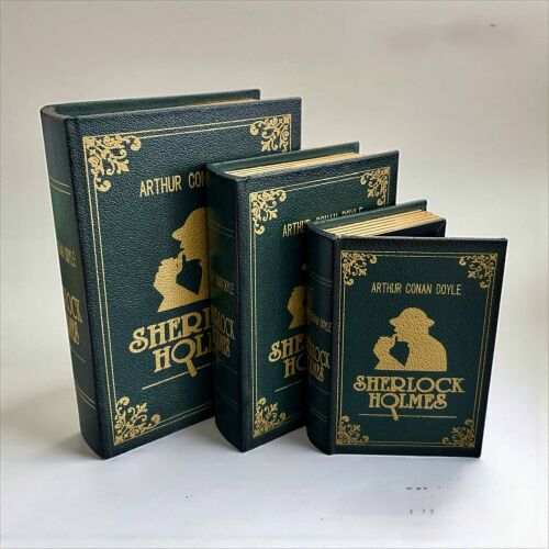 Sherlock Holmes 3’lü Dekoratif Kitap Kutu Seti - 1