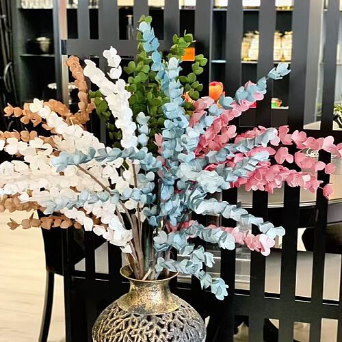 Dekoratif Sarkıt Yaprak Dalı 5 Renk - 5 Dal - 5