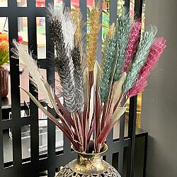 Yapay Çiçek Tüylü Asparagus Dalı 5 Renk- 5 Dal - 2