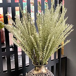 Yapay Dekoratif Pampas Dalı 6 Lı Yeşil - 3