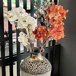 Yapay Kıvrımlı Lilyum Dalı – 3 Renk Seçeneği - 2