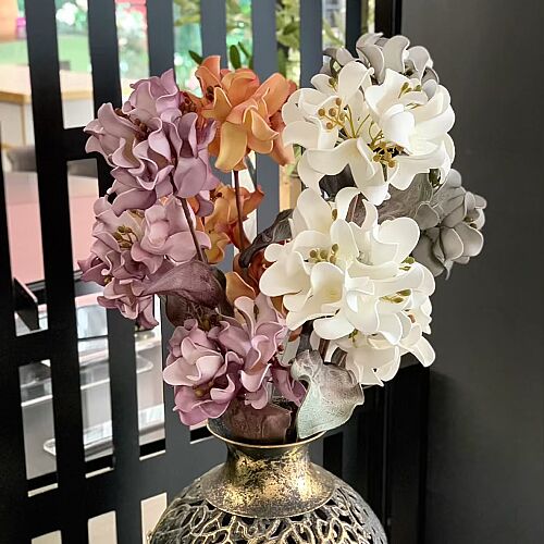 Yapay Kıvrımlı Lilyum Dalı – 4 Renk Seçeneği - 2